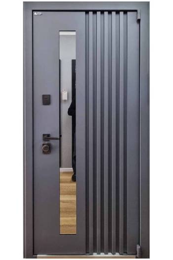 Входная дверь Фишт GLASS Муар 7024