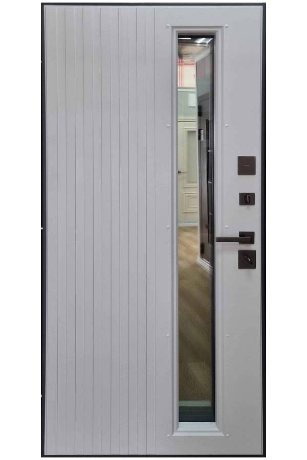 Входная дверь Фишт GLASS Муар 7024