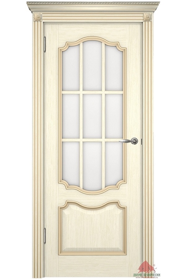 Межкомнатная дверь Престиж слоновая кость ПО (решетка)