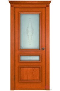 Межкомнатная дверь Вена орех-коньяк ПО