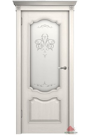 Межкомнатная дверь Престиж белый ясень ПО 