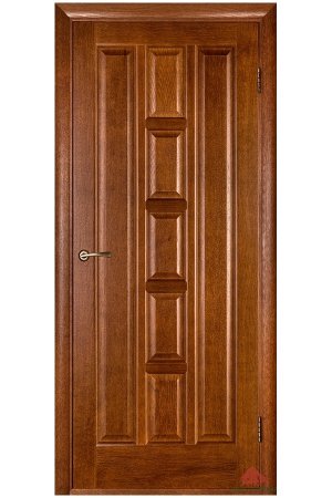 Межкомнатная дверь Квадро каштан ПГ