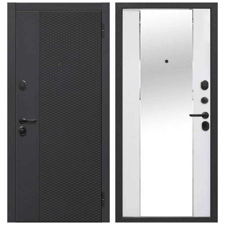 Входная дверь 7,5 см ФЛОРИДА зеркало фацет