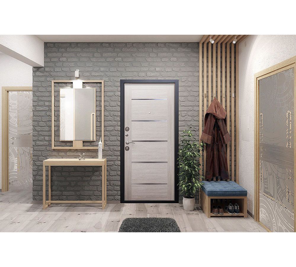 Входная дверь Garda Муар Царга 7,5 Лиственница беж