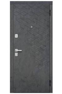 Входная дверь ФЕНИКС Эмалит белый зеркало