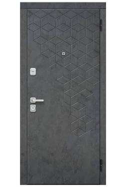 Входная дверь ФЕНИКС Эмалит белый зеркало