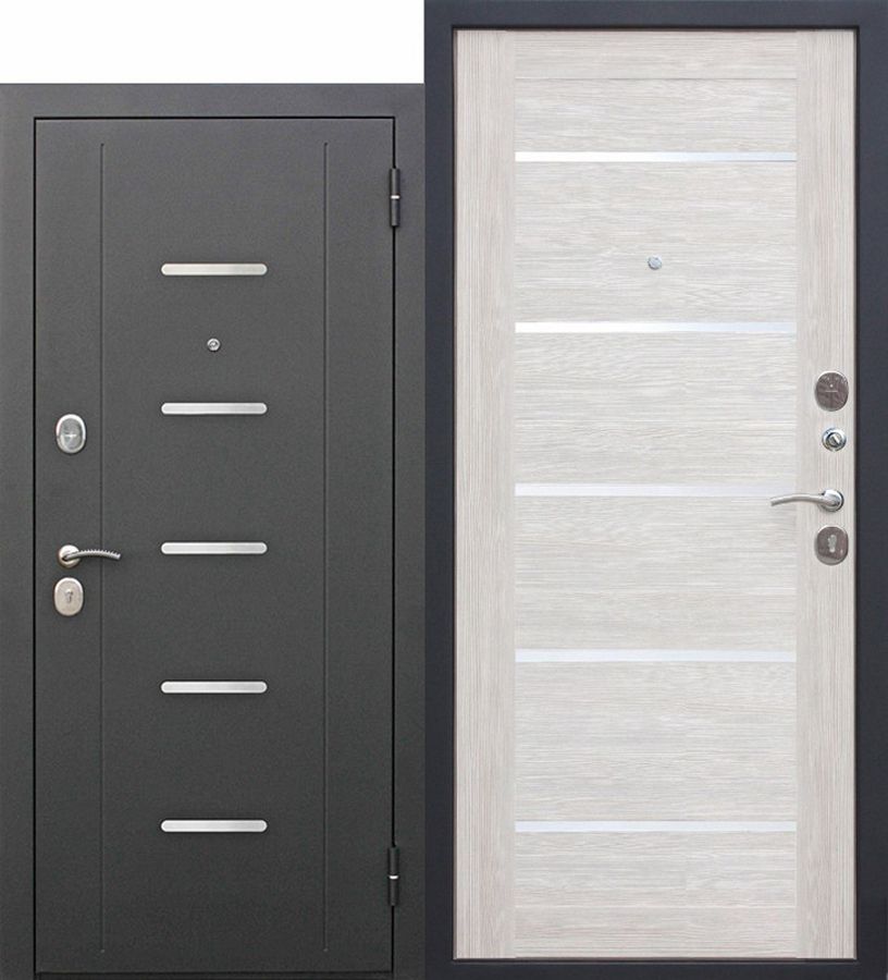 Входная дверь Garda Муар Царга 7,5 Лиственница беж