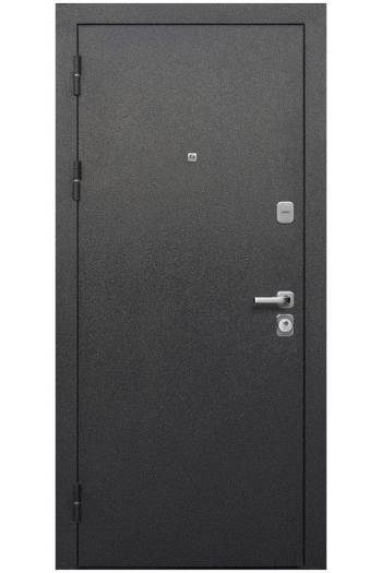 Входная дверь Толстяк Букле Черный Белый Ясень