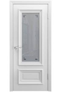 Межкомнатная дверь Престиж ½ ПО Белая эмаль