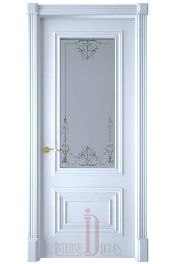Межкомнатная дверь Прима ПО Белая эмаль