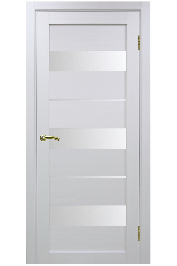 Межкомнатная дверь Турин 526 Белый монохром-LAC черный