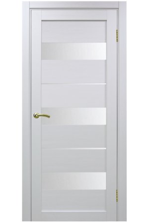 Межкомнатная дверь Турин 526 Белый монохром-LAC черный