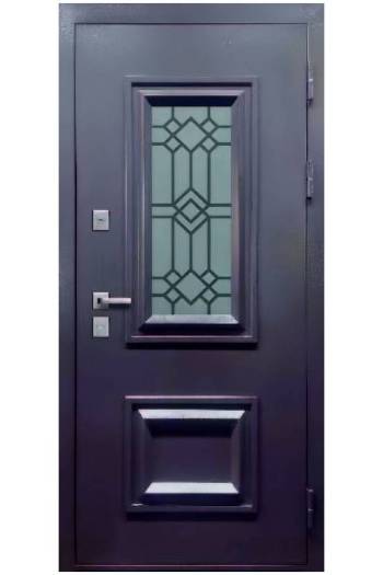 Входная дверь 11 см Протерма 3D стеклопакет шоколад