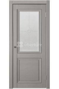 Межкомнатная дверь Деканто ДО1 Серый бархат