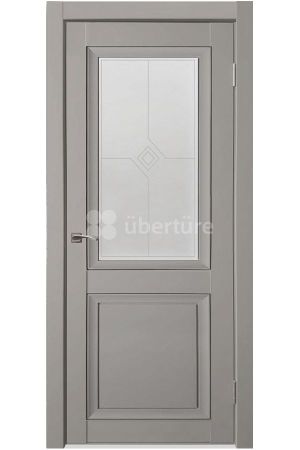 Межкомнатная дверь Деканто ДО1 Серый бархат
