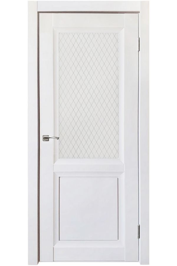 Межкомнатная дверь Салютто ДО 501 Белый бархат