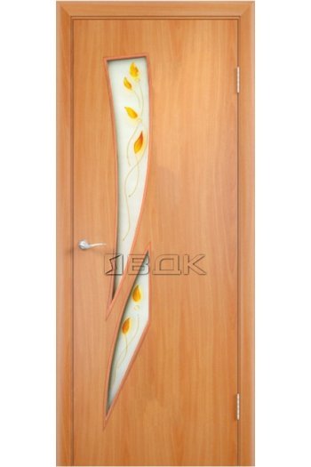 Межкомнатная дверь Стрелитция Миланский орех