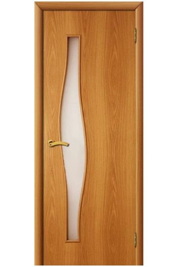 Межкомнатная дверь Волна Миланский орех