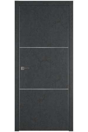 Межкомнатная дверь URBAN 2 | JET LOFT | SILVER MOULD | SE