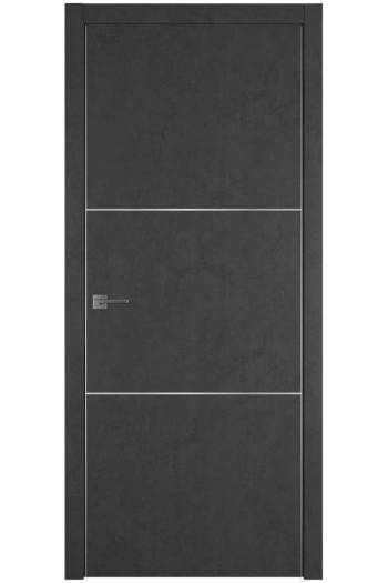 Межкомнатная дверь URBAN 2 | JET LOFT | SILVER MOULD | SE